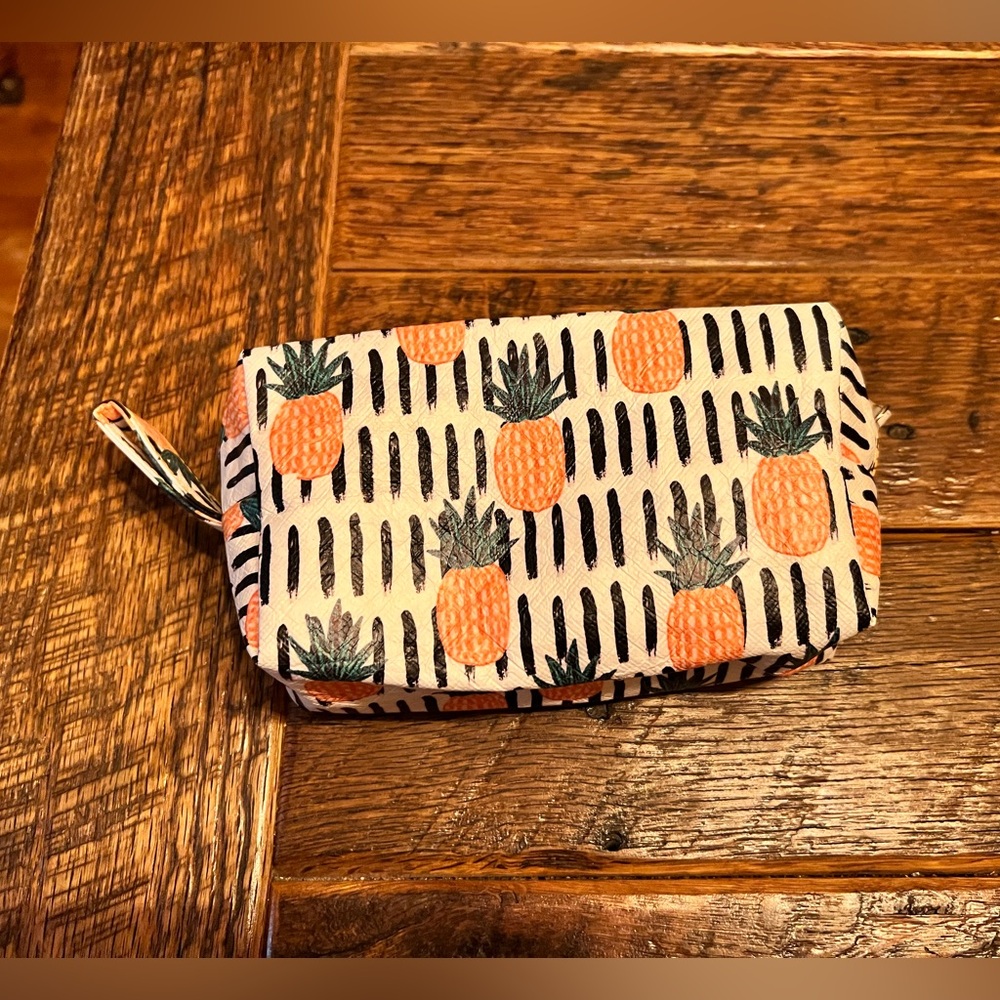 Pineapple cosmetic bag from Anthro